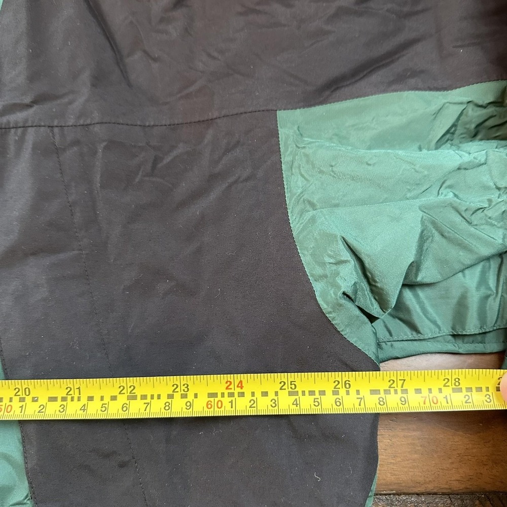 Vintage North Face Jacket Mens Extra Large Green Black Gore Tex Hood Parka Coat - Picture 9 of 16